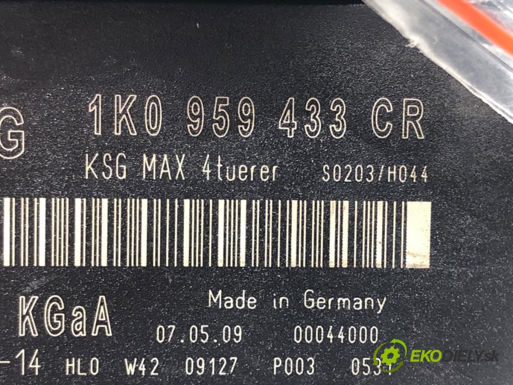 VW TOURAN (1T1, 1T2) 2003 - 2010    1.9 TDI 77 kW [105 KM] olej napędowy 2003 - 2010  Modul komfortu 1K0959433CR (Moduly komfortu)
