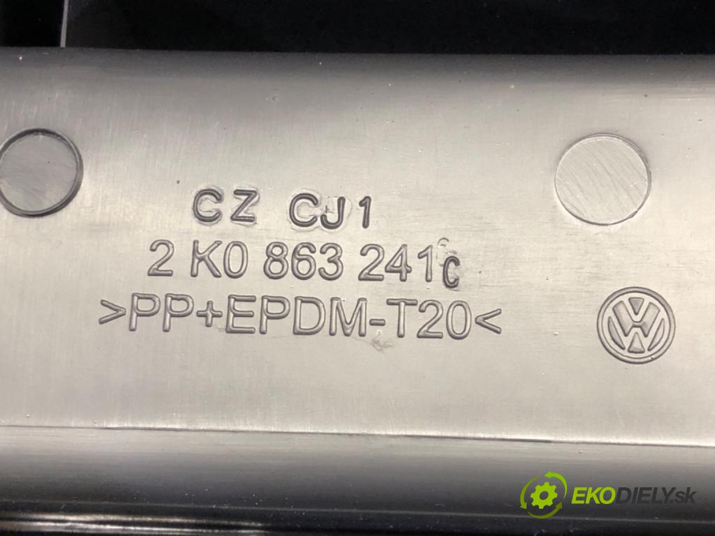 VW TOURAN (1T1, 1T2) 2003 - 2010    1.9 TDI 77 kW [105 KM] olej napędowy 2003 - 2010  Tunel stredový 2K0863241C (Stredový tunel / panel)
