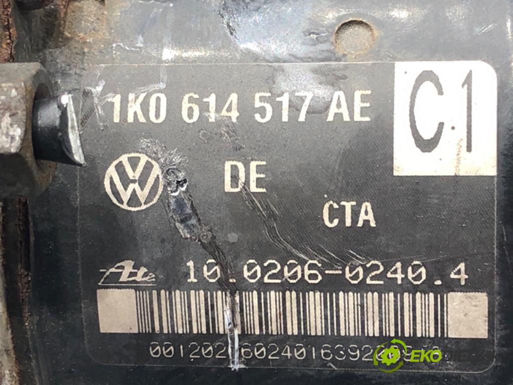 VW TOURAN (1T1, 1T2) 2003 - 2010    1.9 TDI 77 kW [105 KM] olej napędowy 2003 - 2010  Pumpa ABS 1K0614517AE (Pumpy ABS)