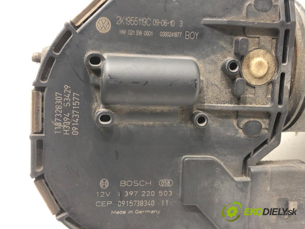 VW TOURAN (1T1, 1T2) 2003 - 2010    1.9 TDI 77 kW [105 KM] olej napędowy 2003 - 2010  Motorček stieračov predný 1397220503 2K1955119C (Motorčeky stieračov predné)