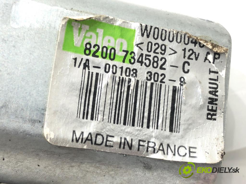 DACIA SANDERO 2008 - 2022    1.4 (B30C, BS0C, BS0A, BS0G, BS1F, BS0E) 55 kW [75 KM] benzyna 2008 - 2022  motor stěračů zadní část 8200734582