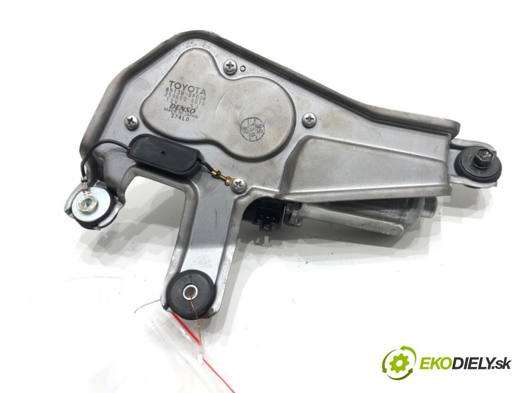 TOYOTA COROLLA Verso (ZER_, ZZE12_, R1_) 2004 - 2009    1.8 (ZNR11_) 95 kW [129 KM] benzyna 2004 - 2009  motor stěračů zadní část 85130-0F020