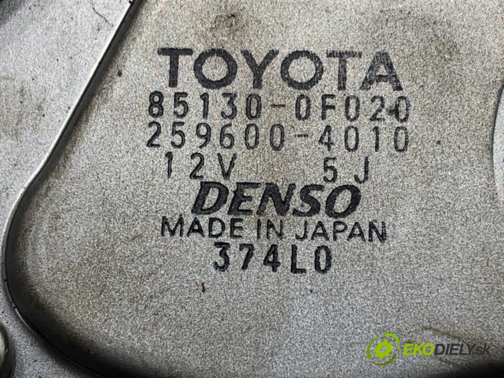 TOYOTA COROLLA Verso (ZER_, ZZE12_, R1_) 2004 - 2009    1.8 (ZNR11_) 95 kW [129 KM] benzyna 2004 - 2009  motor stěračů zadní část 85130-0F020