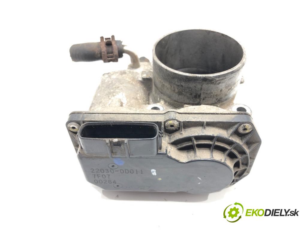 TOYOTA COROLLA Verso (ZER_, ZZE12_, R1_) 2004 - 2009    1.8 (ZNR11_) 95 kW [129 KM] benzyna 2004 - 2009  Škrtiaca klapka 22030-0D011 (Škrtiace klapky)