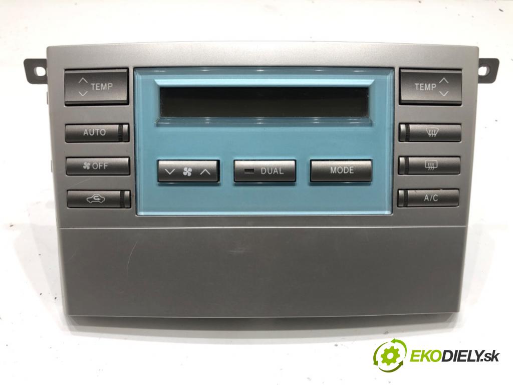 TOYOTA COROLLA Verso (ZER_, ZZE12_, R1_) 2004 - 2009    1.8 (ZNR11_) 95 kW [129 KM] benzyna 2004 - 2009  Panel ovládania kúrenia 55900-0F050 (Prepínače, spínače, tlačidlá a ovládače kúrenia)