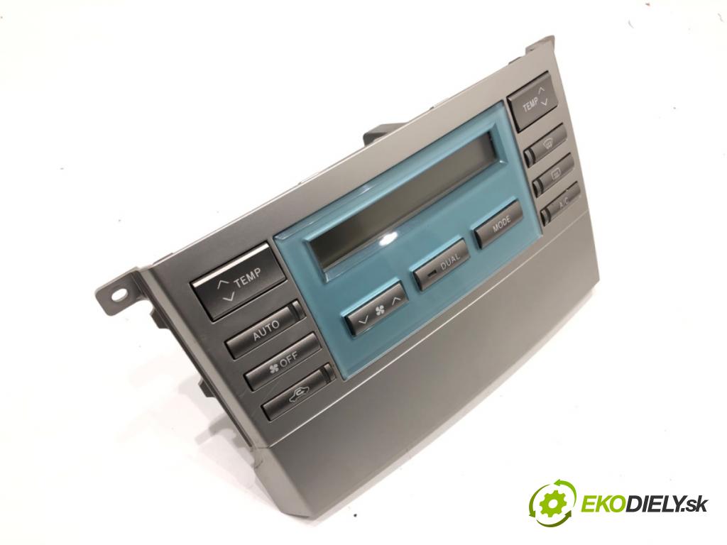 TOYOTA COROLLA Verso (ZER_, ZZE12_, R1_) 2004 - 2009    1.8 (ZNR11_) 95 kW [129 KM] benzyna 2004 - 2009  Panel ovládania kúrenia 55900-0F050 (Prepínače, spínače, tlačidlá a ovládače kúrenia)