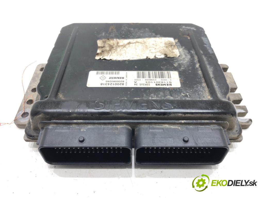 RENAULT SCÉNIC I nadwozie wielkoprzestrzenne (MPV) (JA0/1_, FA0_) 1999 - 2010    1.6 (JA00, JA16, JA15, JA19, JA1V, JA2B, JA2C, JA0B,... 79 kW [107 KM] benzyna 1999 - 2003  riadiaca jednotka Motor 8200124318 (Riadiace jednotky)