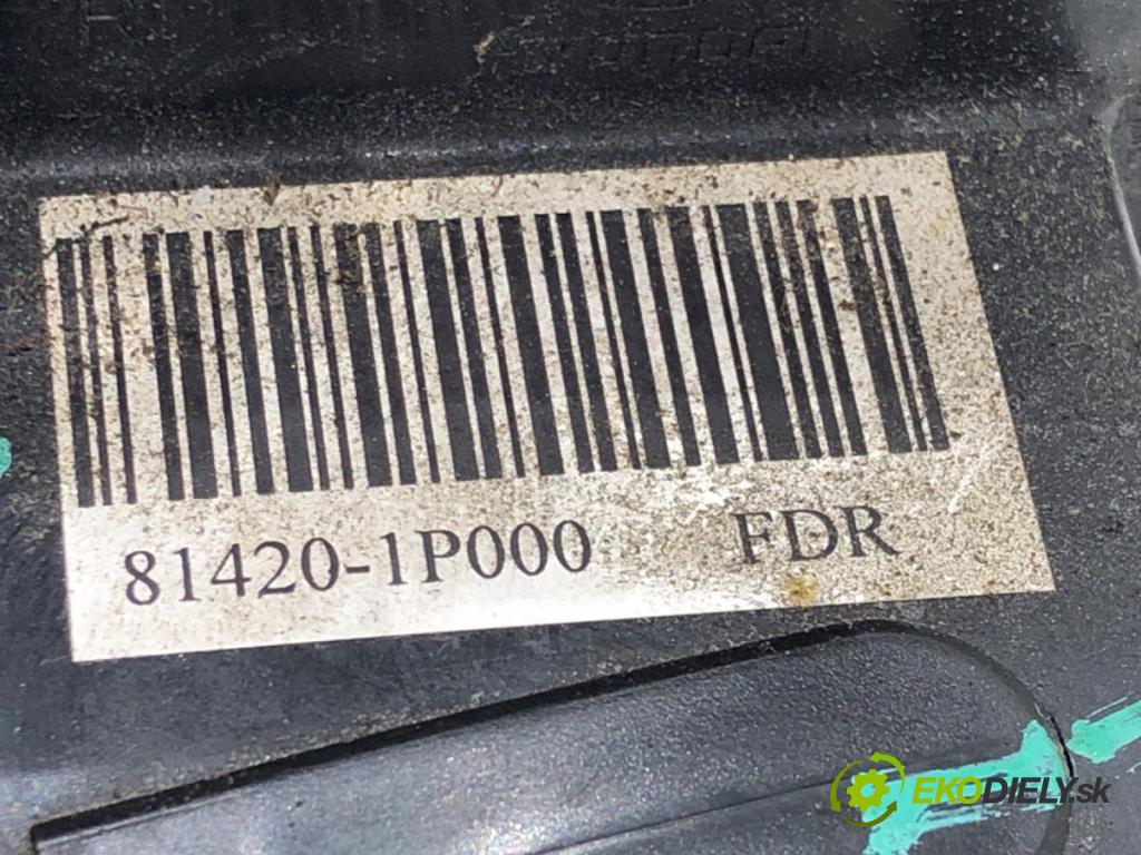 KIA VENGA (YN) 2010 - 2022    1.6 CRDi 115 85 kW [116 KM] olej napędowy 2010 - 2022  zámok dveře pravý zadní část 81420-1P000
