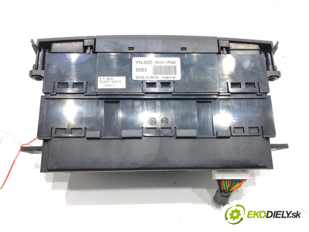 KIA VENGA (YN) 2010 - 2022    1.6 CRDi 115 85 kW [116 KM] olej napędowy 2010 - 2022  Dislpej 94101-1P020 (Prístrojové dosky, displeje)