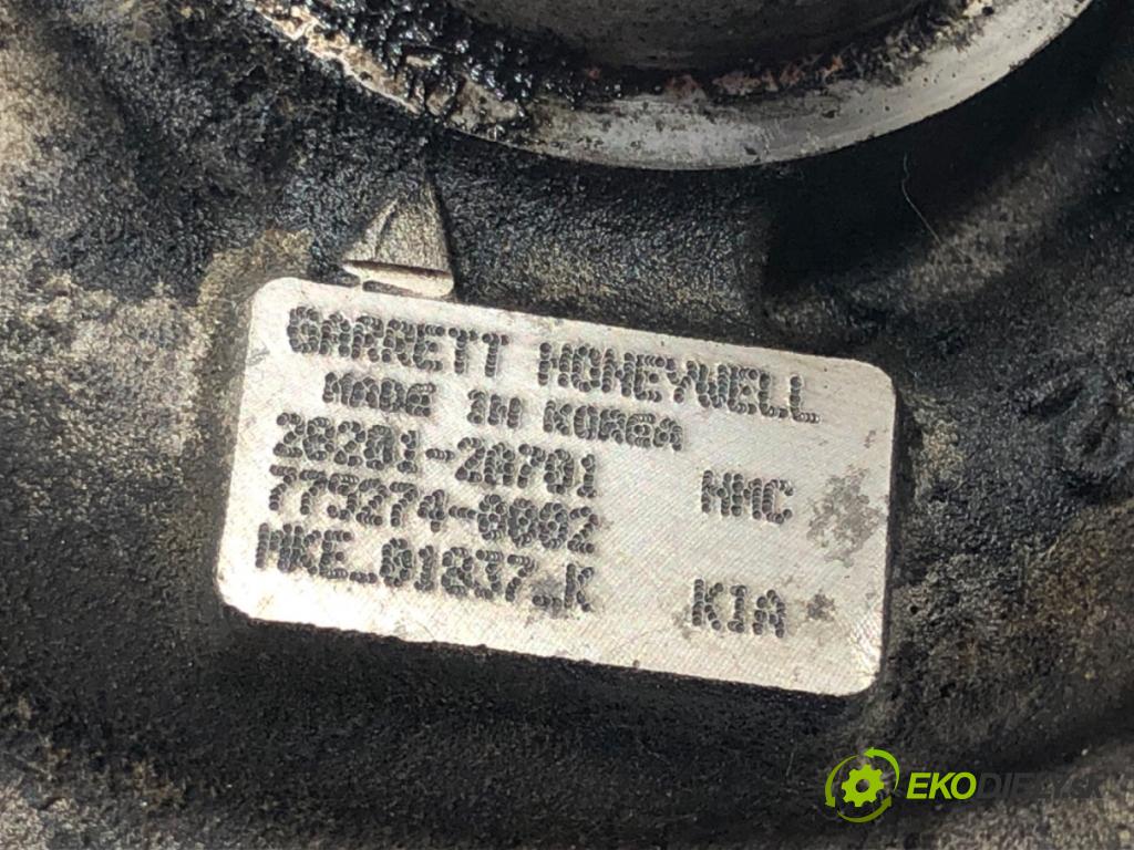 KIA VENGA (YN) 2010 - 2022    1.6 CRDi 115 85 kW [116 KM] olej napędowy 2010 - 2022  turbo 28201-2A701 (Turbodúchadla (kompletní))