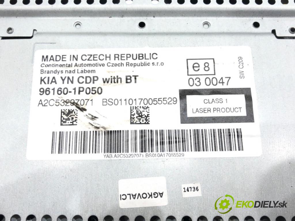 KIA VENGA (YN) 2010 - 2022    1.6 CRDi 115 85 kW [116 KM] olej napędowy 2010 - 2022  RADIO 96160-1P050 (Audio zariadenia)