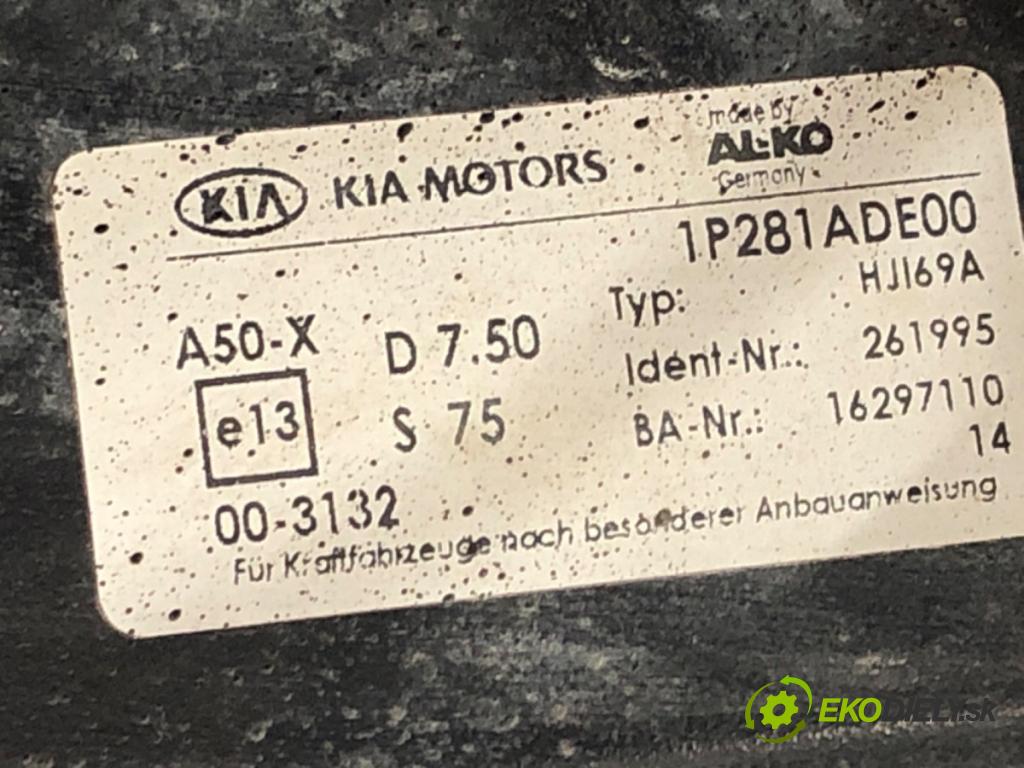 KIA VENGA (YN) 2010 - 2022    1.6 CRDi 115 85 kW [116 KM] olej napędowy 2010 - 2022  Hák tažné zařízení 1P281ADE00 (Tažná zařízení)