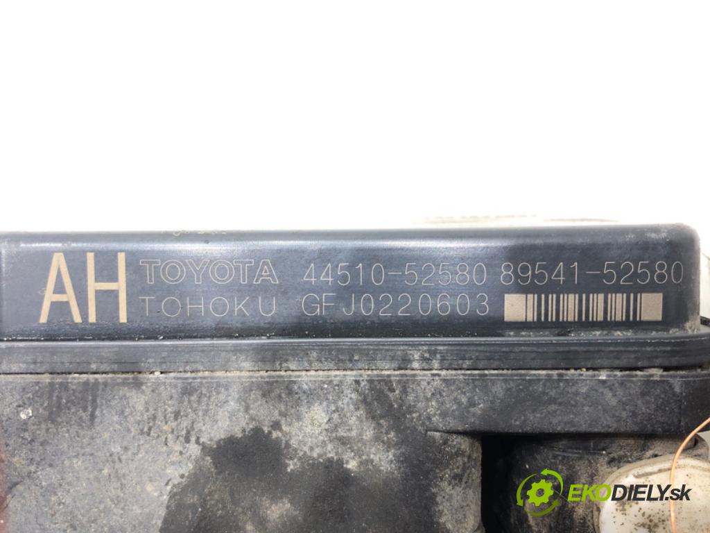 TOYOTA YARIS (_P9_) 2005 - 2014    1.5 (NCP91_) 79 kW [107 KM] benzyna 2005 - 2011  Pumpa ABS 44510-52580 (Pumpy ABS)