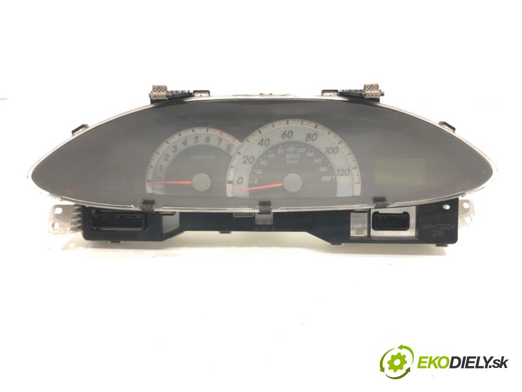 TOYOTA YARIS (_P9_) 2005 - 2014    1.5 (NCP91_) 79 kW [107 KM] benzyna 2005 - 2011  Prístrojovka 83800-52E80 157530-3092 (Prístrojové dosky, displeje)