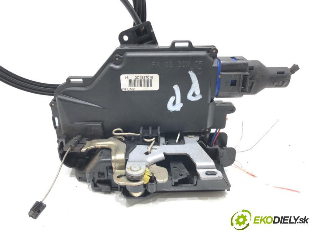 VW GOLF V (1K1) 2003 - 2010    1.4 16V 55 kW [75 KM] benzyna 2003 - 2006  zámok dveře pravý přední část 3D1837016
