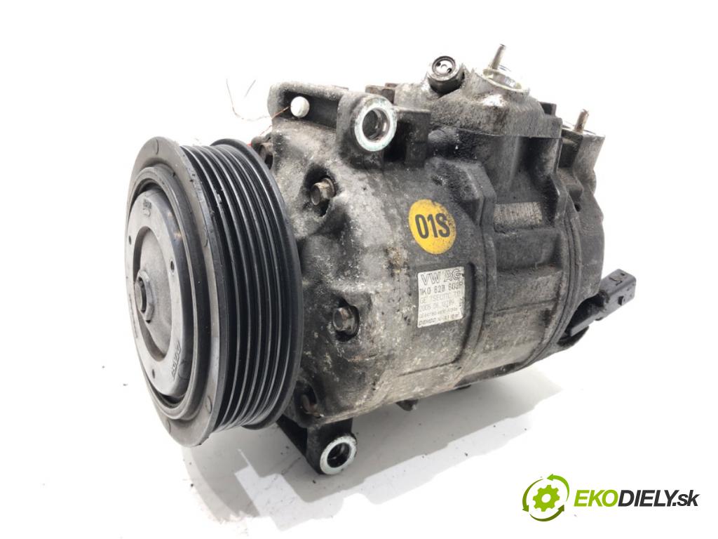 VW GOLF V (1K1) 2003 - 2010    1.4 16V 55 kW [75 KM] benzyna 2003 - 2006  kompresor klimatizace 1K0820803P (Kompresory)