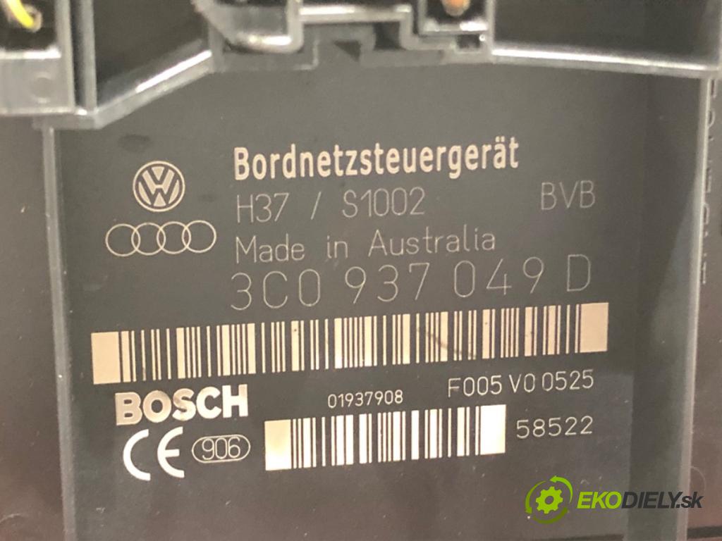 VW GOLF V (1K1) 2003 - 2010    1.4 16V 55 kW [75 KM] benzyna 2003 - 2006  Modul BORDNETZ 3C0937049D (Ostatné)