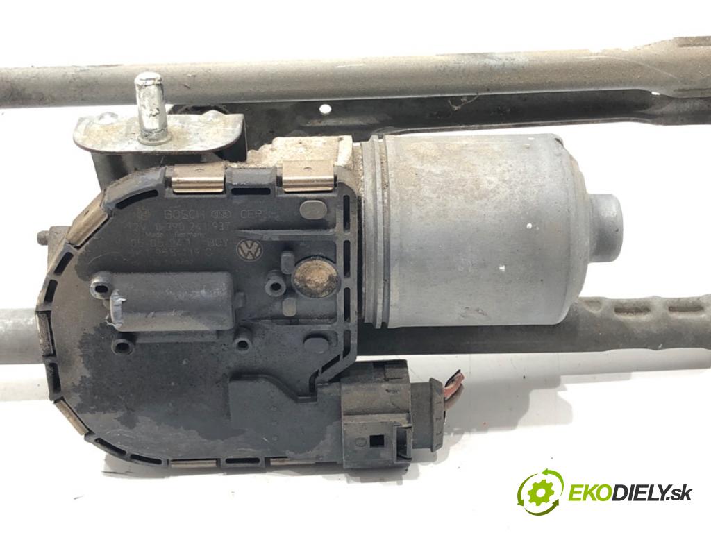 VW GOLF V (1K1) 2003 - 2010    1.4 16V 55 kW [75 KM] benzyna 2003 - 2006  Mechanizmus stieračov predný 1K1955023F (Motorčeky stieračov predné)