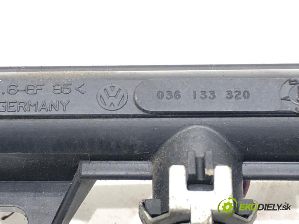 VW GOLF V (1K1) 2003 - 2010    1.4 16V 55 kW [75 KM] benzyna 2003 - 2006  Lišta vstrekovacia 036133320 (Vstrekovacie lišty)
