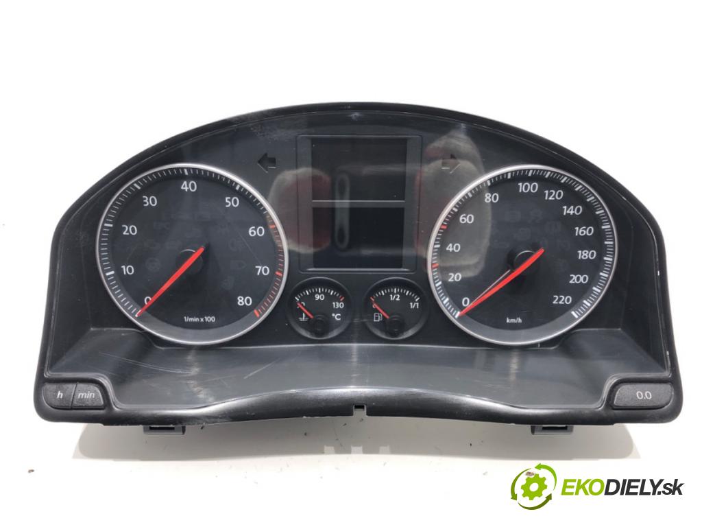 VW GOLF V (1K1) 2003 - 2010    1.4 16V 55 kW [75 KM] benzyna 2003 - 2006  Prístrojovka 1K0920852 (Prístrojové dosky, displeje)