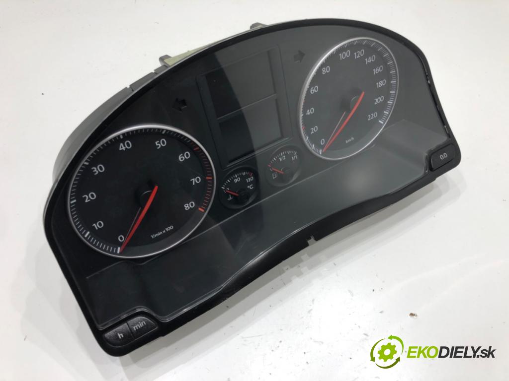 VW GOLF V (1K1) 2003 - 2010    1.4 16V 55 kW [75 KM] benzyna 2003 - 2006  Prístrojovka 1K0920852 (Prístrojové dosky, displeje)