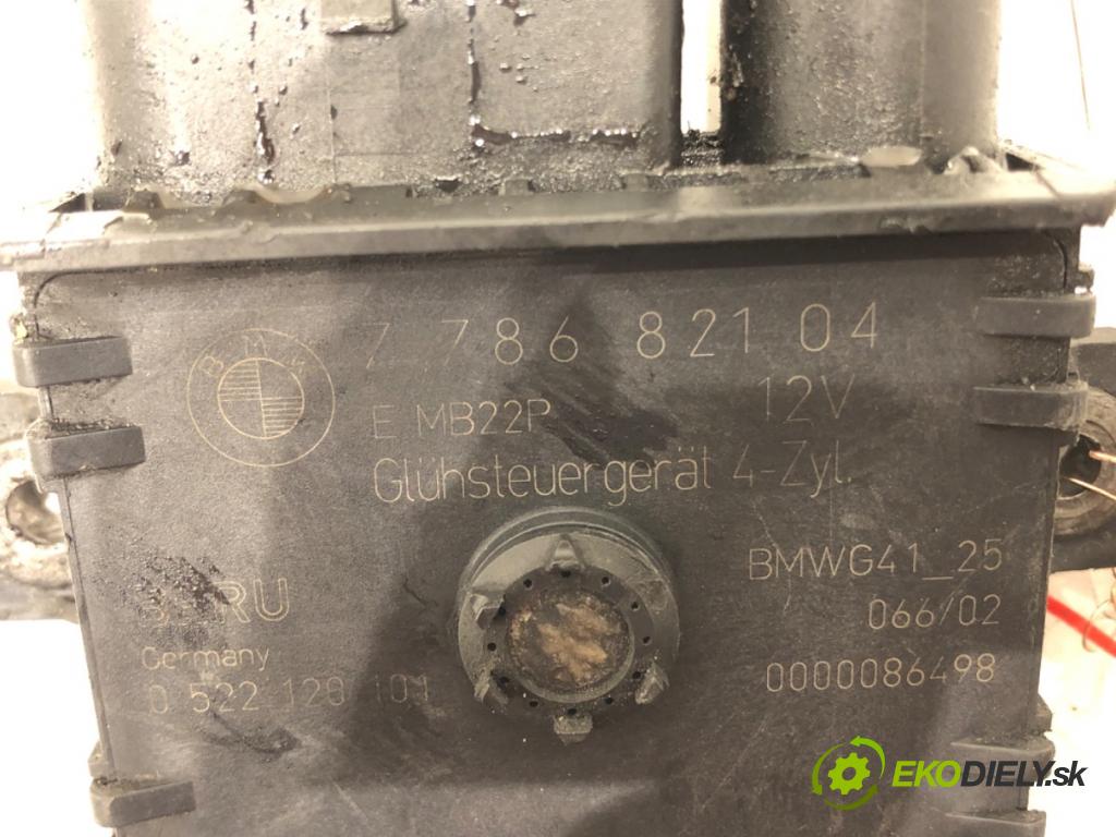 BMW 3 Touring (E46) 1999 - 2005    320 d 110 kW [150 KM] olej napędowy 2001 - 2005  relé sviečok žhavenia 7786821 (Relé)