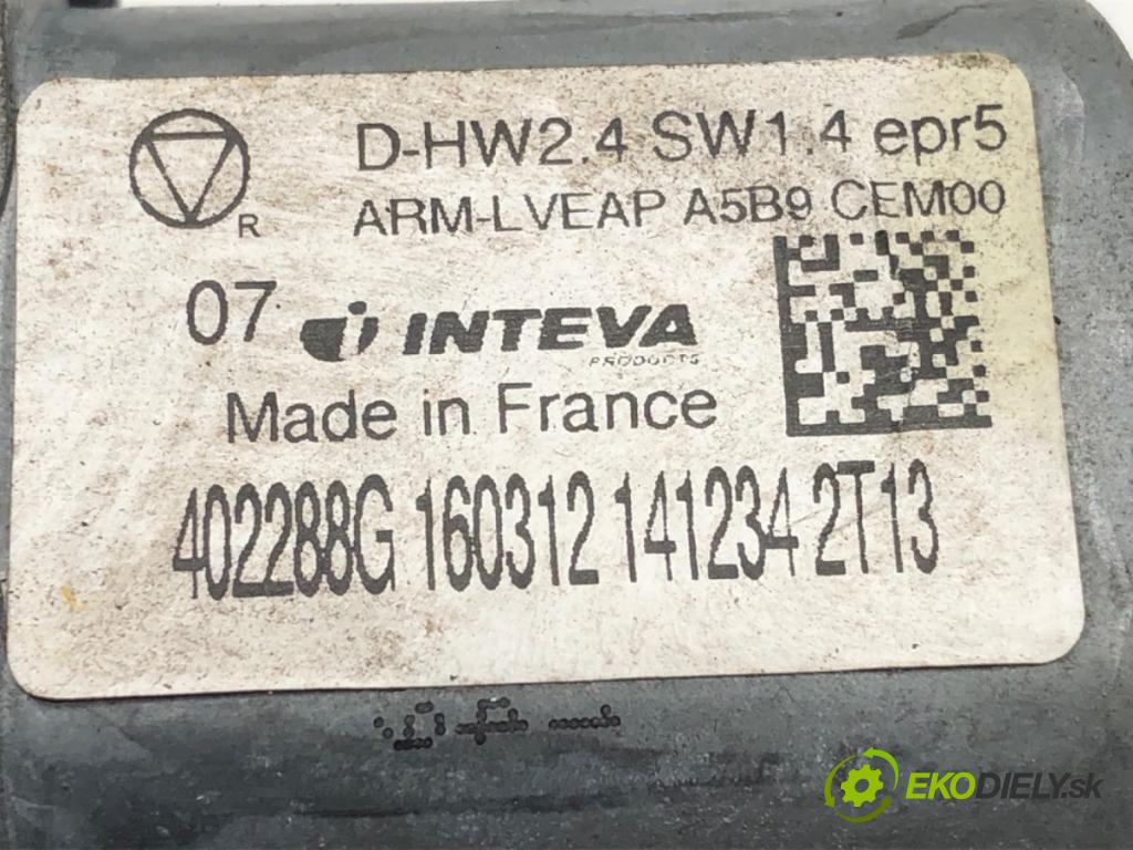 CITROEN DS5 2011 - 2015    2.0 HDi 165 120 kW [163 KM] olej napędowy 2011 - 2015  mechanismus okna pravý zadní část 402288G