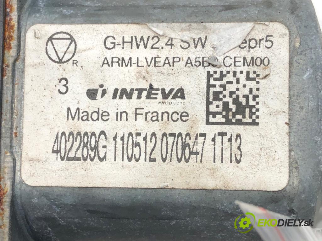 CITROEN DS5 2011 - 2015    2.0 HDi 165 120 kW [163 KM] olej napędowy 2011 - 2015  mechanismus okna levý zadní část 402289G
