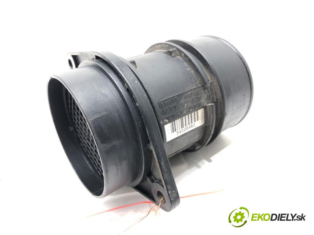 RENAULT SCÉNIC II (JM0/1_) 2003 - 2010    1.9 dCi (JM14) 96 kW [131 KM] olej napędowy 2005 - 2008  Váha vzduchu 7700109812 (Váhy vzduchu)