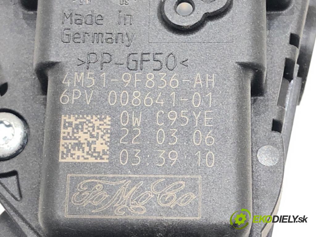 FORD FOCUS II (DA_, HCP, DP) 2004 - 2013    1.6 74 kW [100 KM] benzyna 2004 - 2012  Potenciometer plynu 4M51-9F836-AH (Pedále)