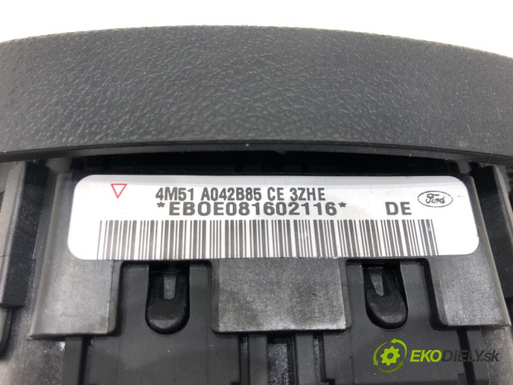 FORD FOCUS II (DA_, HCP, DP) 2004 - 2013    1.6 74 kW [100 KM] benzyna 2004 - 2012  AirBag volantu 4M51-A042B85-CE (Airbagy)
