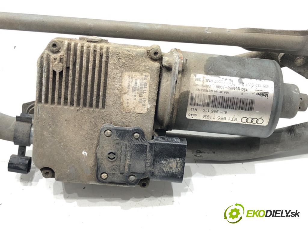 AUDI A5 (8T3) 2007 - 2017    2.7 TDI 140 kW [190 KM] olej napędowy 2007 - 2012  Mechanizmus stieračov predný 8T1955119B (Motorčeky stieračov predné)