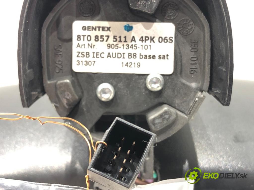 AUDI A5 (8T3) 2007 - 2017    2.7 TDI 140 kW [190 KM] olej napędowy 2007 - 2012  zpětné zrcátko vnitřní 8T0857511A (Světla vnitřní)