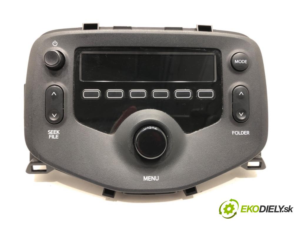 CITROEN C1 II (PA_, PS_) 2014 - 2022    1.0 VTi 68 51 kW [69 KM] benzyna 2014 - 2022  RADIO 86120-0H040 (Audio zariadenia)