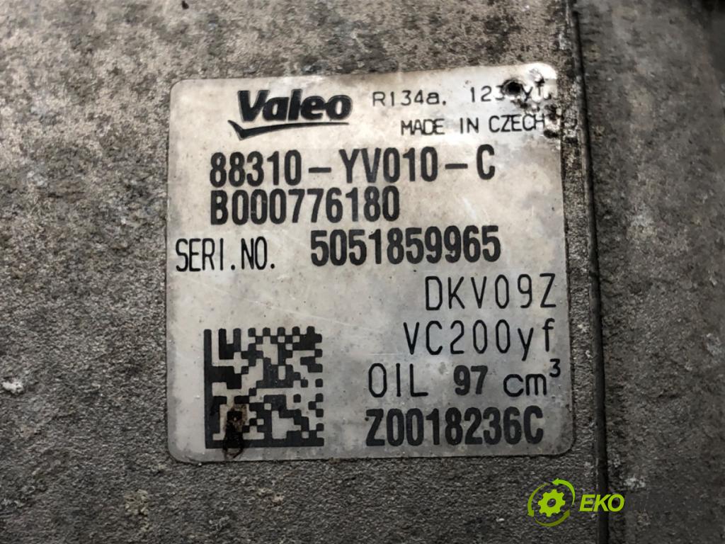 CITROEN C1 II (PA_, PS_) 2014 - 2022    1.0 VTi 68 51 kW [69 KM] benzyna 2014 - 2022  kompresor klimatizace 88310-YV010-C (Kompresory)