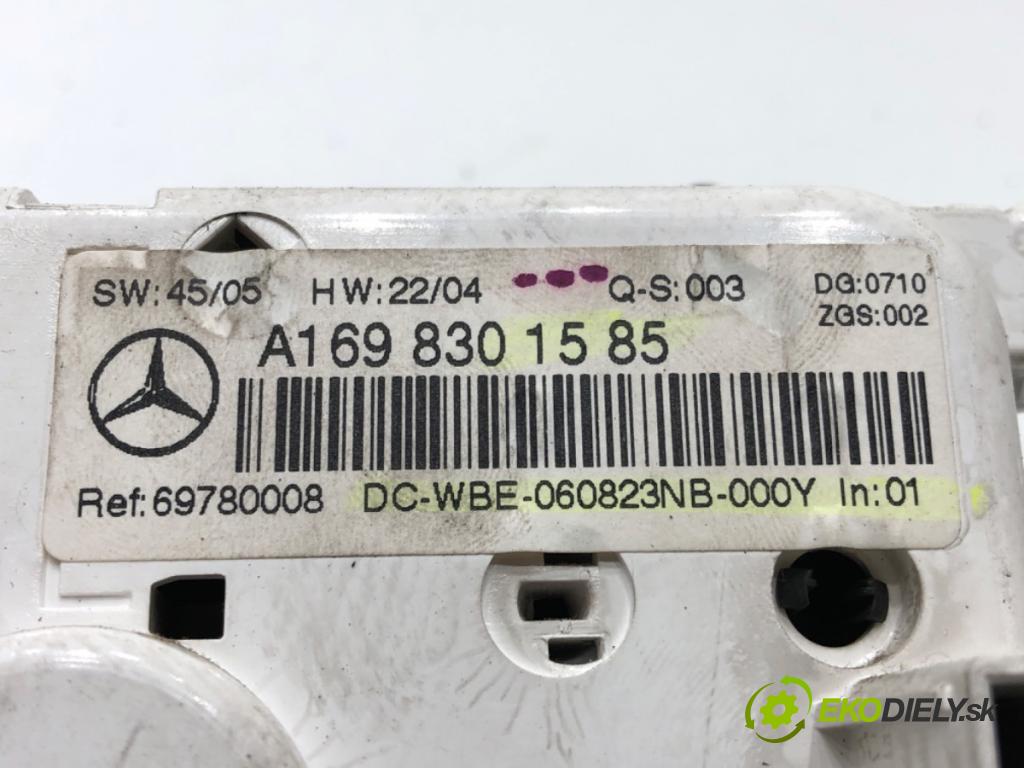 MERCEDES-BENZ KLASA B Sports Tourer (W245) 2005 - 2011    B 180 CDI (245.207) 80 kW [109 KM] olej napędowy 2005 - 2011  Panel ovládania kúrenia A1698301585 (Prepínače, spínače, tlačidlá a ovládače kúrenia)
