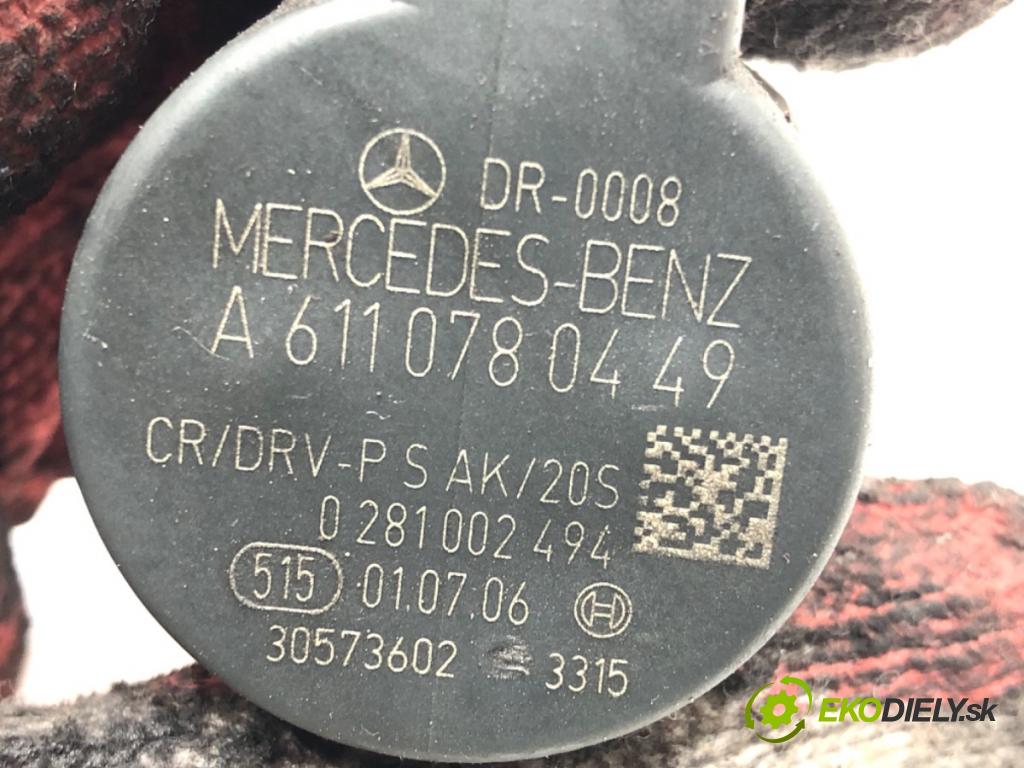 MERCEDES-BENZ KLASA B Sports Tourer (W245) 2005 - 2011    B 180 CDI (245.207) 80 kW [109 KM] olej napędowy 2005 - 2011  Snímač tlaku paliva A6110780449 (Snímače)