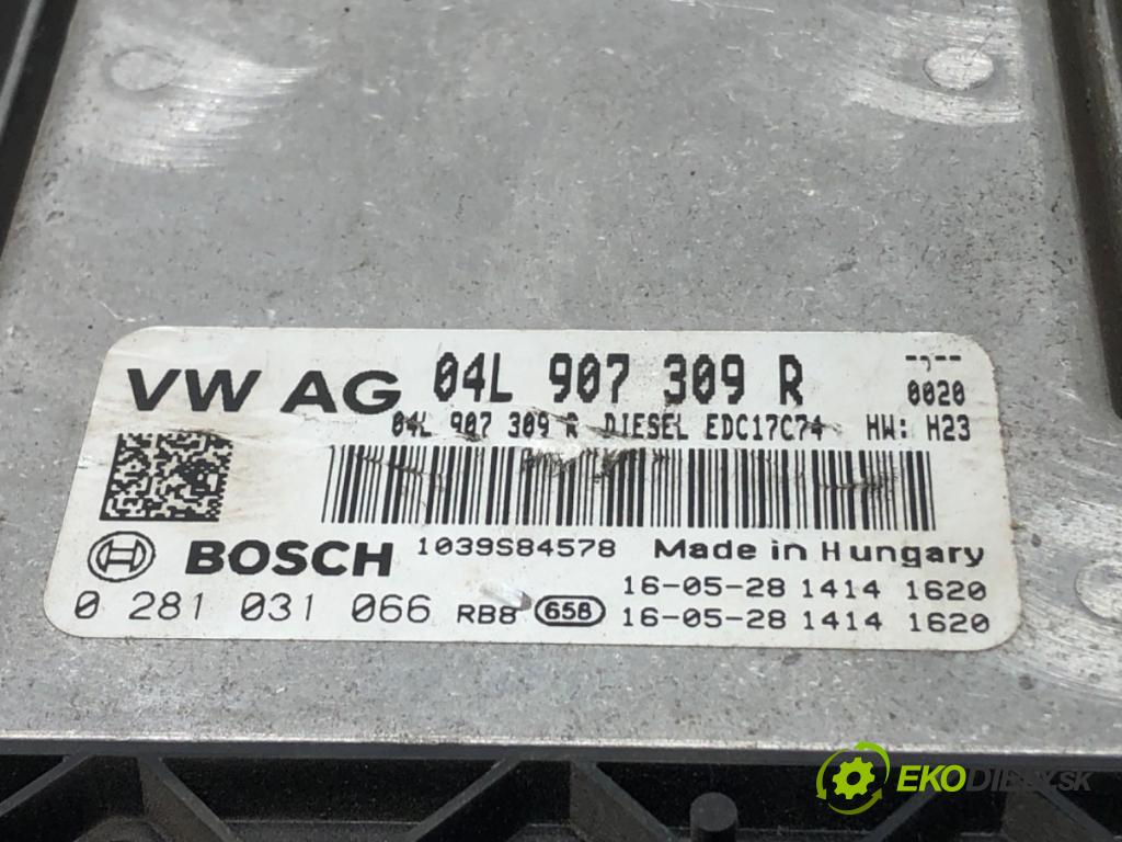VW PASSAT B8 Variant (3G5, CB5) 2014 - 2022    2.0 TDI 110 kW [150 KM] olej napędowy 2014 - 2022  riadiaca jednotka Motor 04L907309R (Riadiace jednotky)