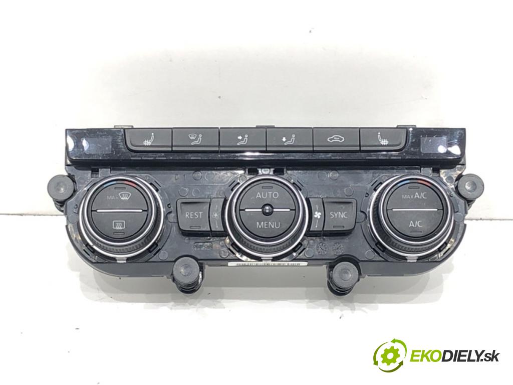 VW PASSAT B8 Variant (3G5, CB5) 2014 - 2022    2.0 TDI 110 kW [150 KM] olej napędowy 2014 - 2022  Panel ovládania kúrenia 5G0907044BP (Prepínače, spínače, tlačidlá a ovládače kúrenia)