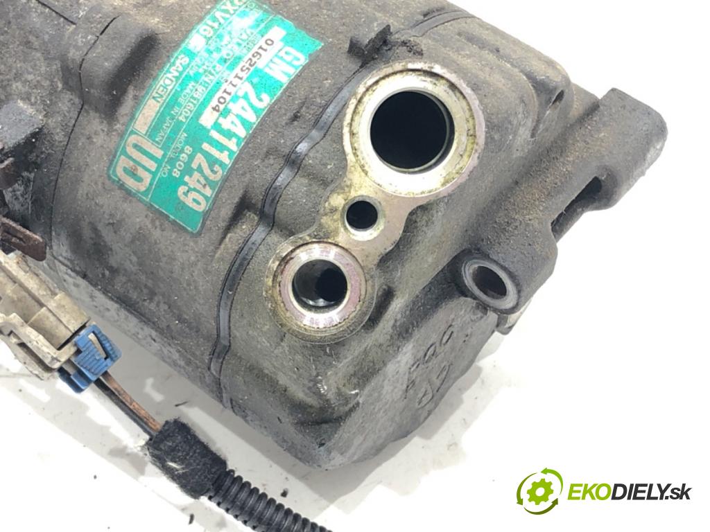 OPEL VECTRA C (Z02) 2002 - 2009    2.0 DTI 16V (F69) 74 kW [101 KM] olej napędowy 2002 - 2006  kompresor klimatizace 24411249 (Kompresory)