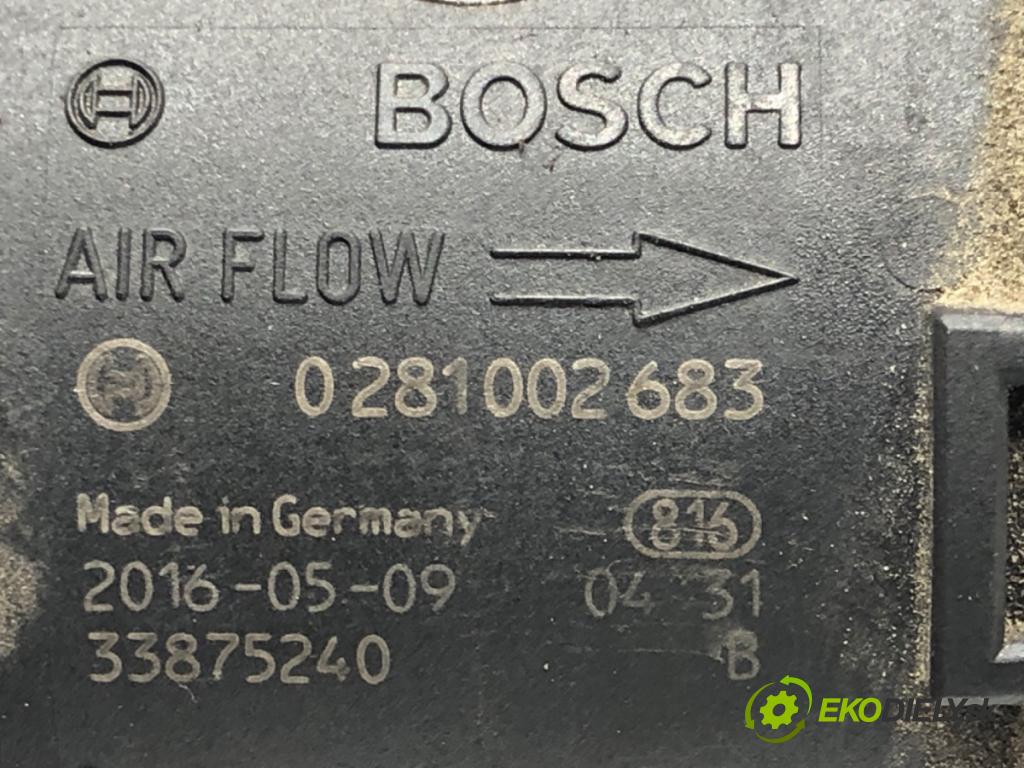 OPEL ASTRA H Kombi (A04) 2004 - 2014    1.9 CDTI (L35) 88 kW [120 KM] olej napędowy 2005 - 2010  Váha vzduchu 0281002683 (Váhy vzduchu)