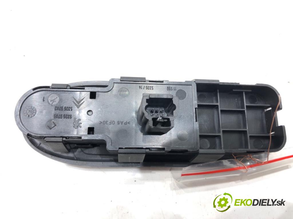 CITROEN C5 I (DC_) 2001 - 2005    1.8 16V (DC6FZB, DC6FZE) 85 kW [115 KM] benzyna 2001 - 2004  Prepínač okien 96326944ZF (Prepínače, spínače, tlačidlá a ovládače kúrenia)