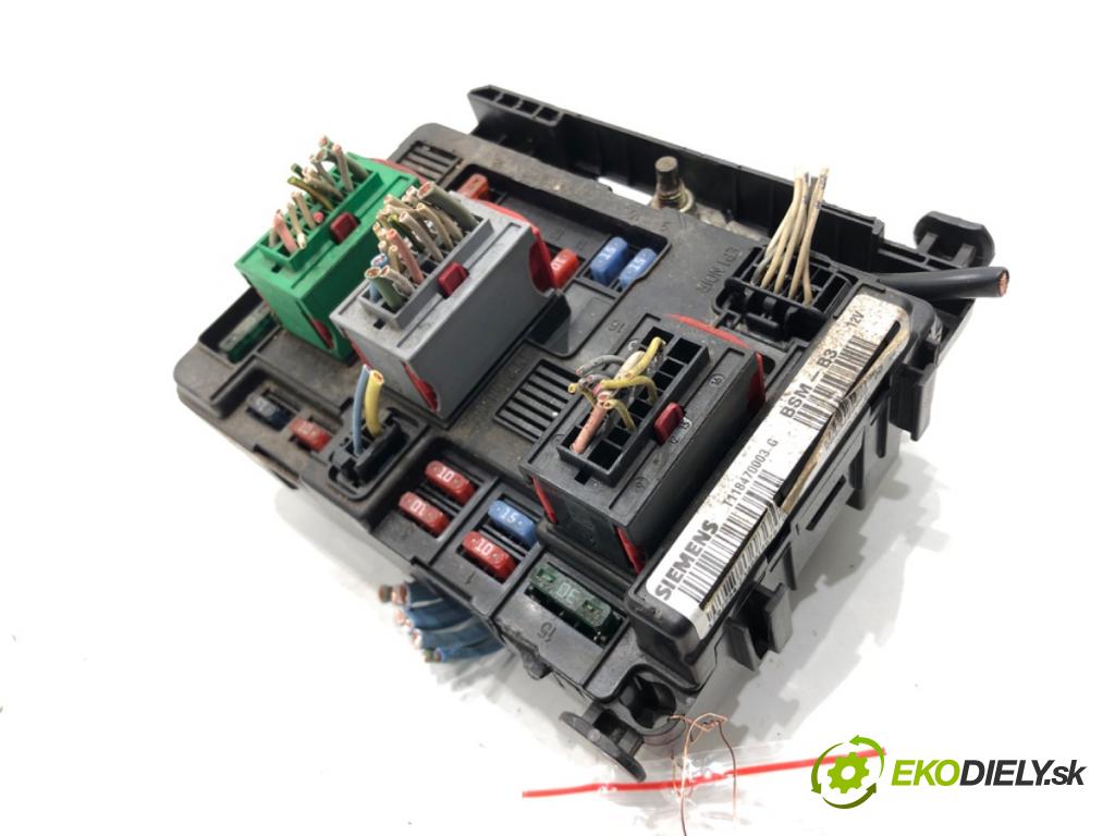 CITROEN C5 I (DC_) 2001 - 2005    1.8 16V (DC6FZB, DC6FZE) 85 kW [115 KM] benzyna 2001 - 2004  Modul BSM 9643498880 (Ostatné)