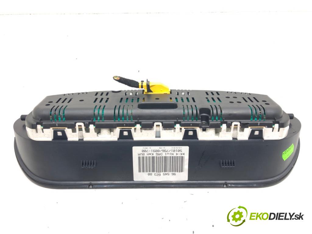 CITROEN C5 I (DC_) 2001 - 2005    1.8 16V (DC6FZB, DC6FZE) 85 kW [115 KM] benzyna 2001 - 2004  Prístrojovka 9654562380 (Prístrojové dosky, displeje)