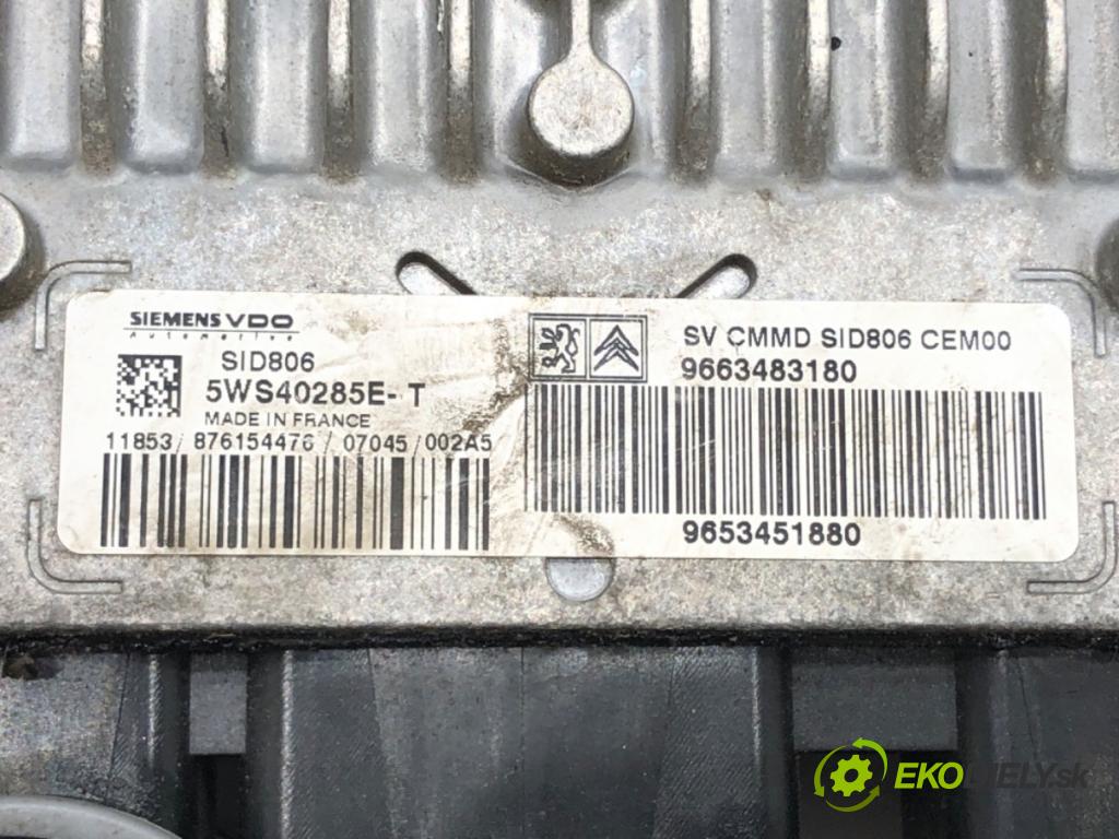 CITROEN C2 (JM_) 2003 - 2017    1.4 HDi 50 kW [68 KM] olej napędowy 2003 - 2009  riadiaca jednotka Motor 9663483180 (Riadiace jednotky)