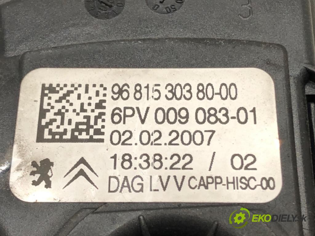 CITROEN C2 (JM_) 2003 - 2017    1.4 HDi 50 kW [68 KM] olej napędowy 2003 - 2009  Potenciometer plynu 9681530380 (Pedále)