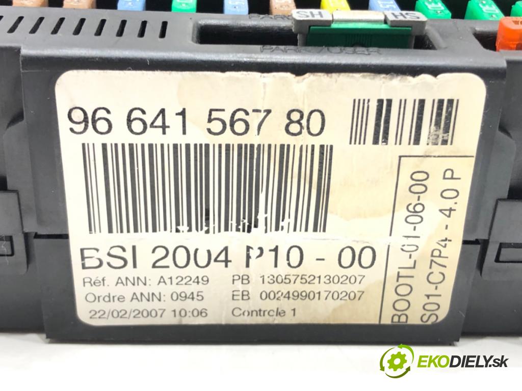 CITROEN C2 (JM_) 2003 - 2017    1.4 HDi 50 kW [68 KM] olej napędowy 2003 - 2009  modul BSI 9664156780 (Pojistkové skříňky)