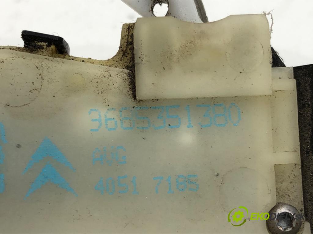 CITROEN C4 II (NC_) 2009 - 2022    1.6 VTi 120 88 kW [120 KM] benzyna 2009 - 2016  zámok dveře levý přední část 9685351380