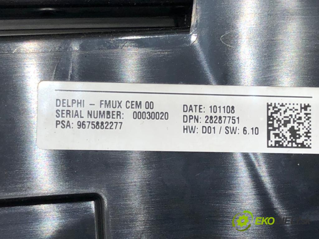 CITROEN C4 II (NC_) 2009 - 2022    1.6 VTi 120 88 kW [120 KM] benzyna 2009 - 2016  Panel ovládania kúrenia 9675882277 (Prepínače, spínače, tlačidlá a ovládače kúrenia)
