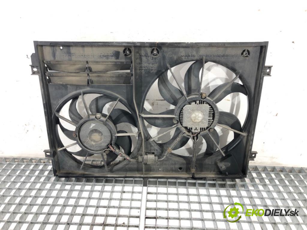 VW PASSAT B6 Variant (3C5) 2005 - 2011    2.0 TDI 103 kW [140 KM] olej napędowy 2005 - 2009  Ventilátor chladiča 1K0121207AA (Ventilátory)